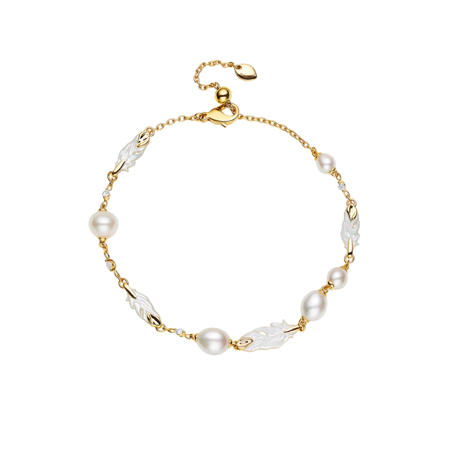 Mist & Moon Pearl Bracelet