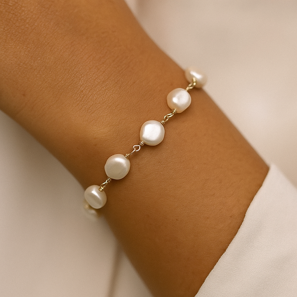 Pearl Chain Bracelet