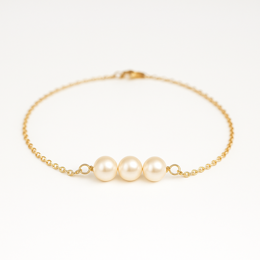 Chain Pearl Bracelet